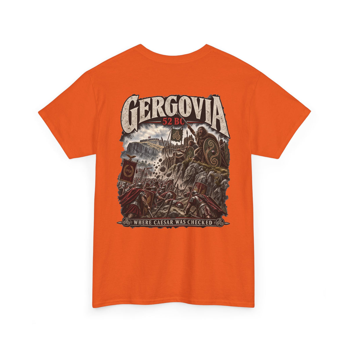 Battle of Gergovia 52 BC Gallic Wars T-shirt product mock-up