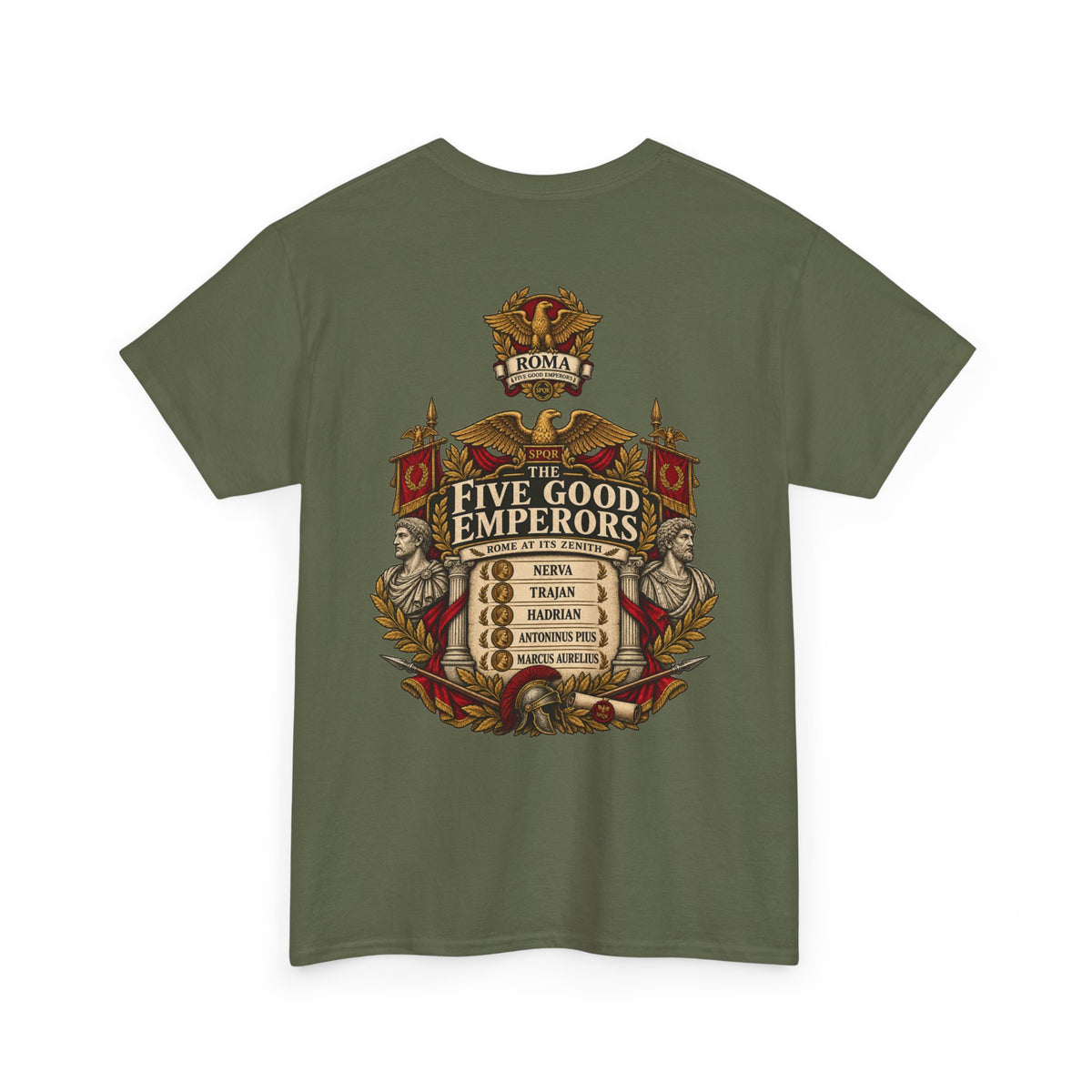 Five Good Emperors Roman history T-shirt – alternate product view 11