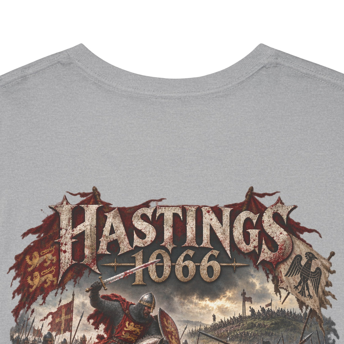 Hastings 1066 Battle Scene T-Shirt — Norman Conquest