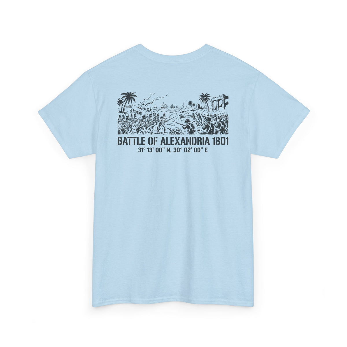 Alexandria 1801 T-Shirt – French Revolutionary Wars History Tee — product image 2