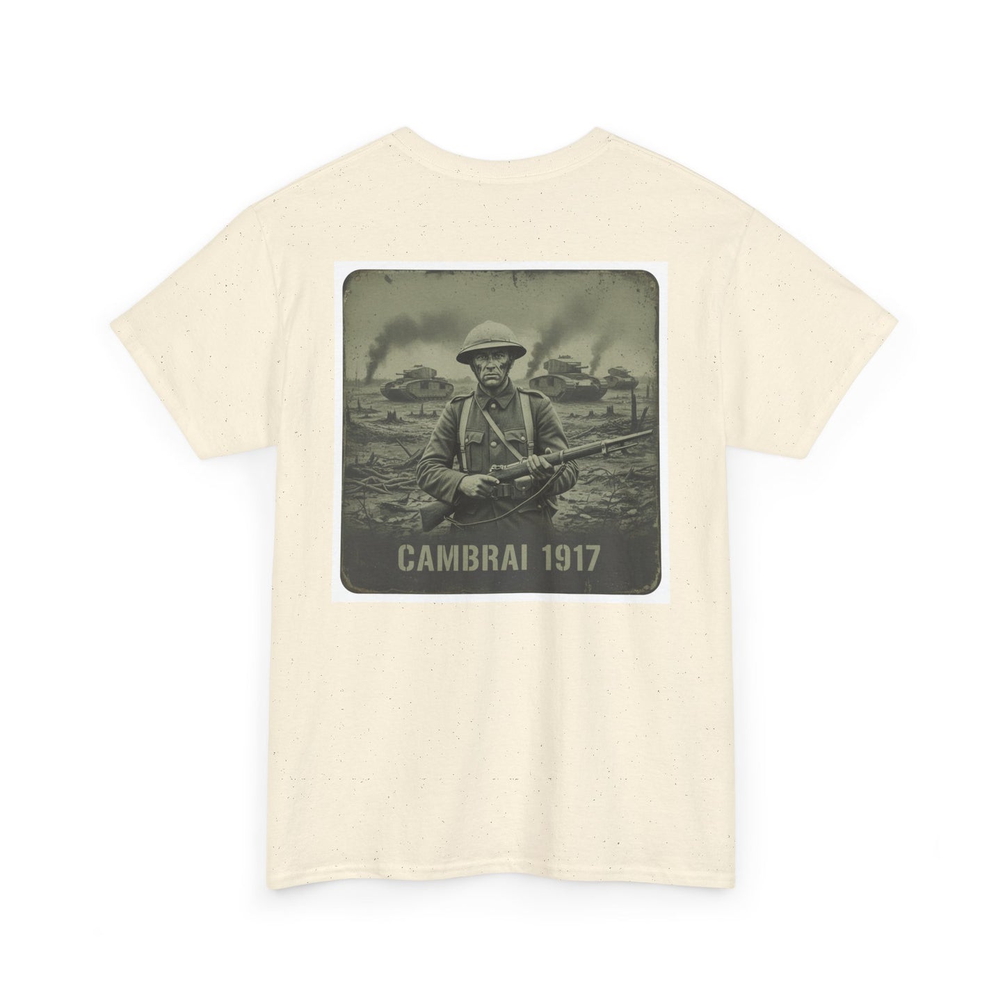 Cambrai 1917 T‑Shirt – WWI Vintage Soldier Graphic Tee