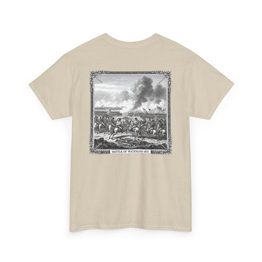 Battle of Waterloo Graphic Tee — Vintage Historical Print T-Shirt