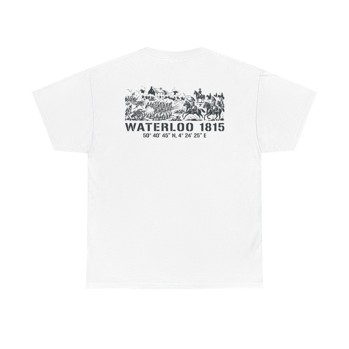 Waterloo 1815 Battlefield Engraving T-Shirt – Napoleonic History Tee — product image 8