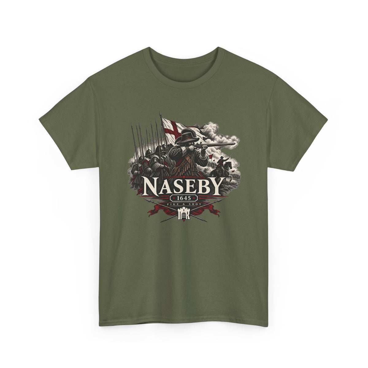 Naseby 1645 English Civil War T-shirt – alternate product view 3