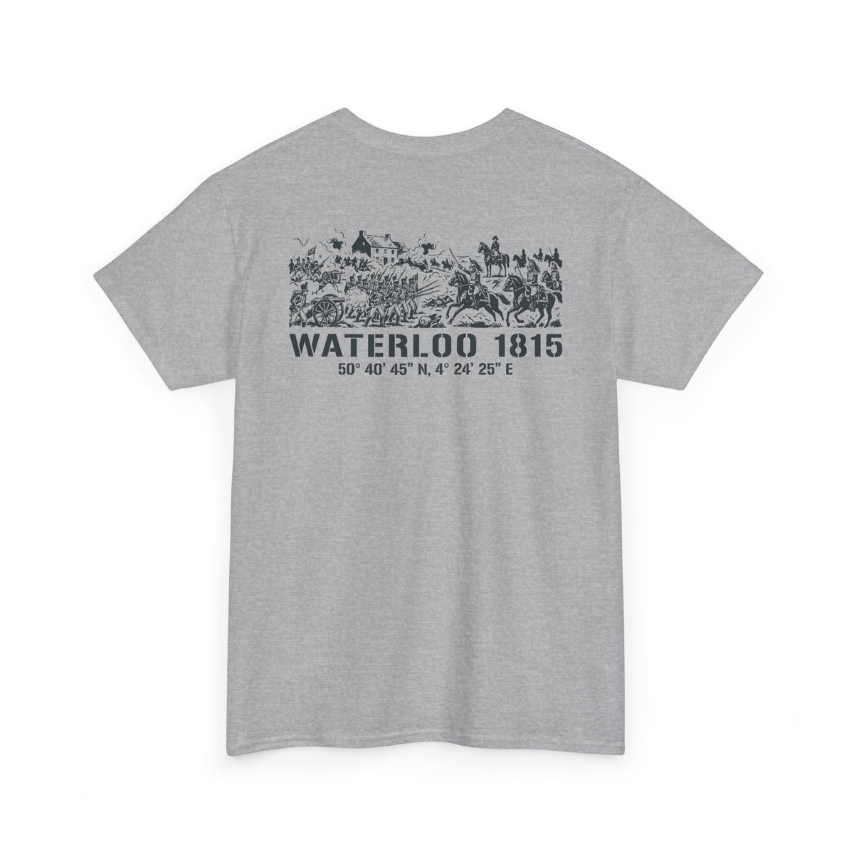 Waterloo 1815 Battlefield Engraving T-Shirt – Napoleonic History Tee — product image 7