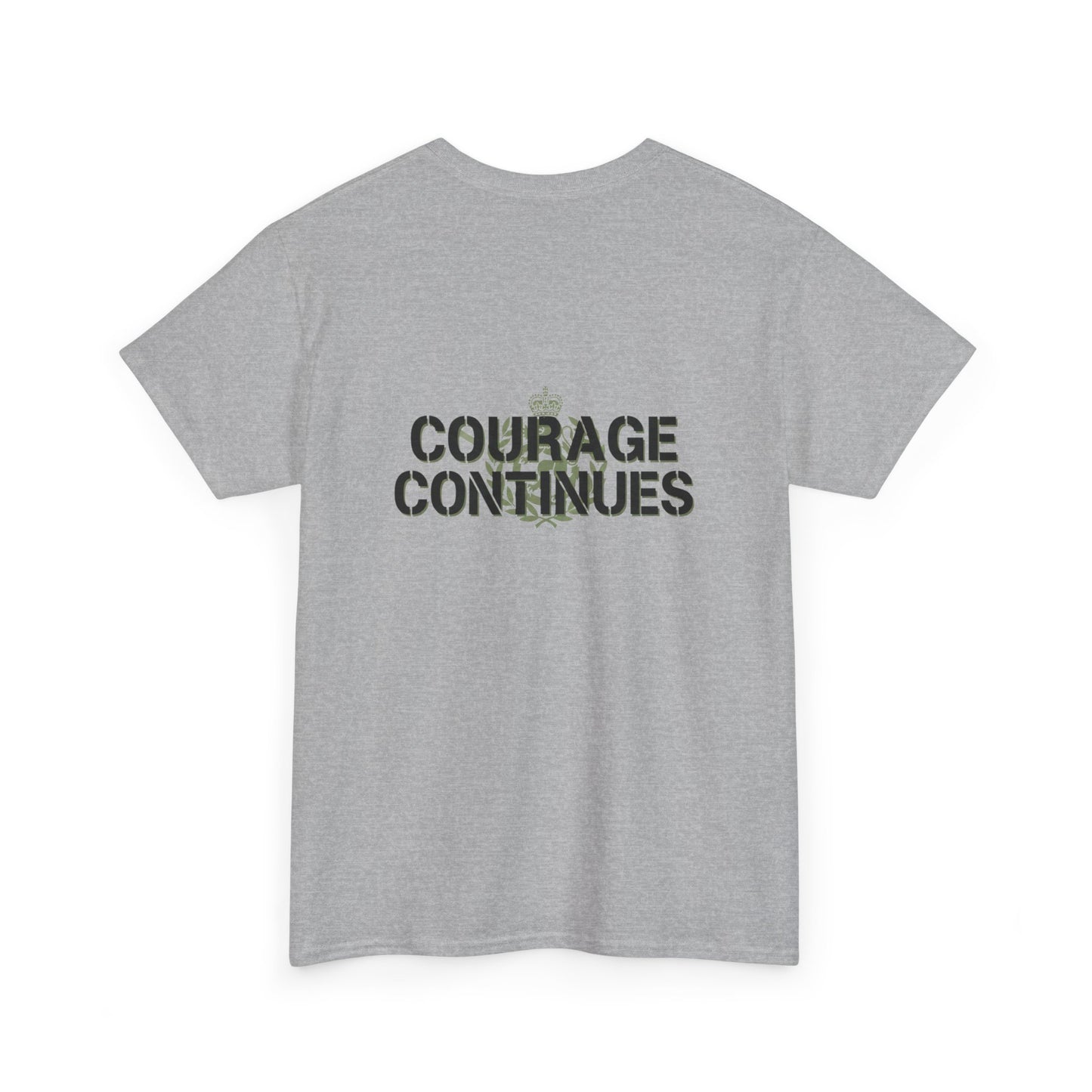 Courage Continues T-Shirt | PTSD Mental Health Awareness Apparel