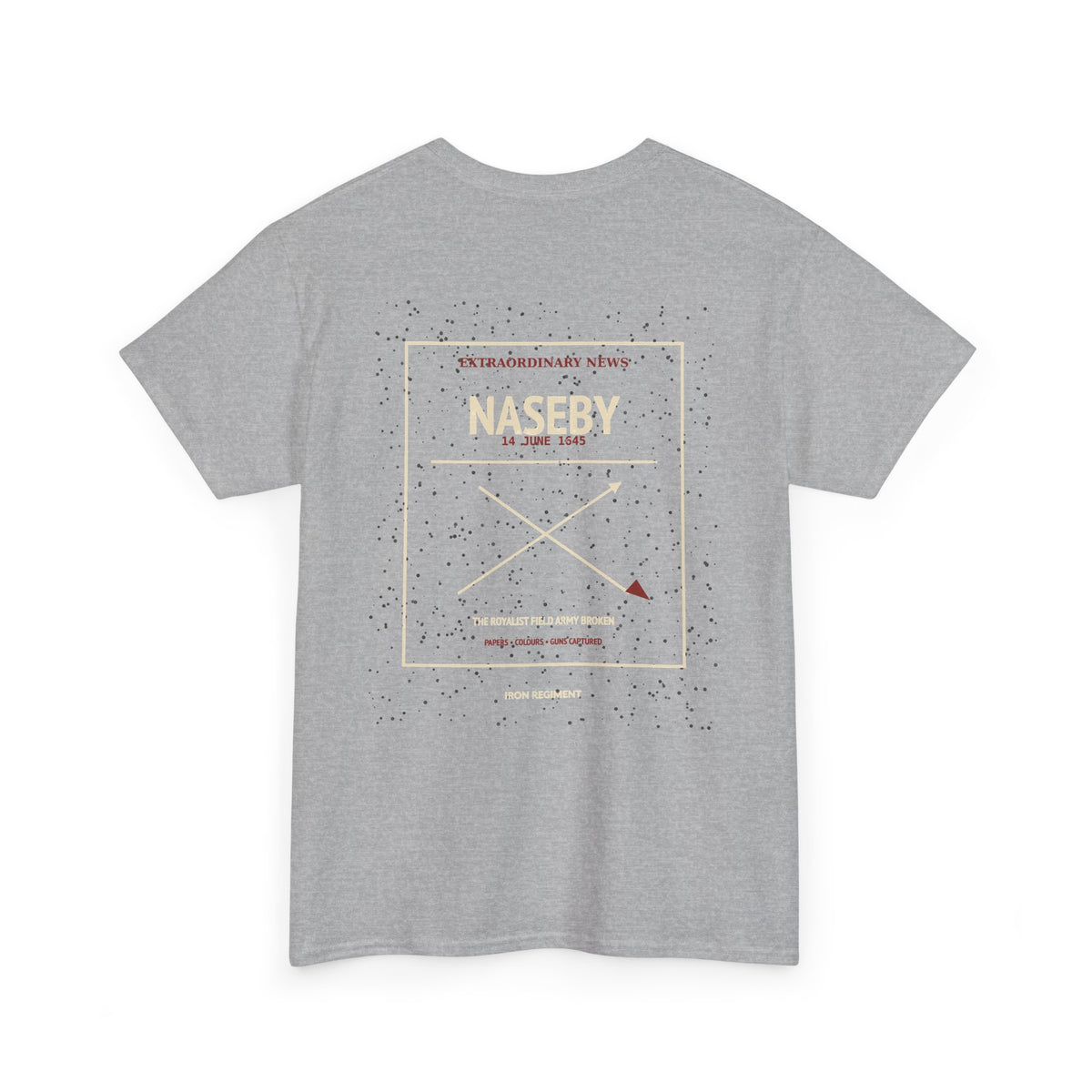 Naseby 1645 Vintage Battle T-Shirt – English Civil War Tee