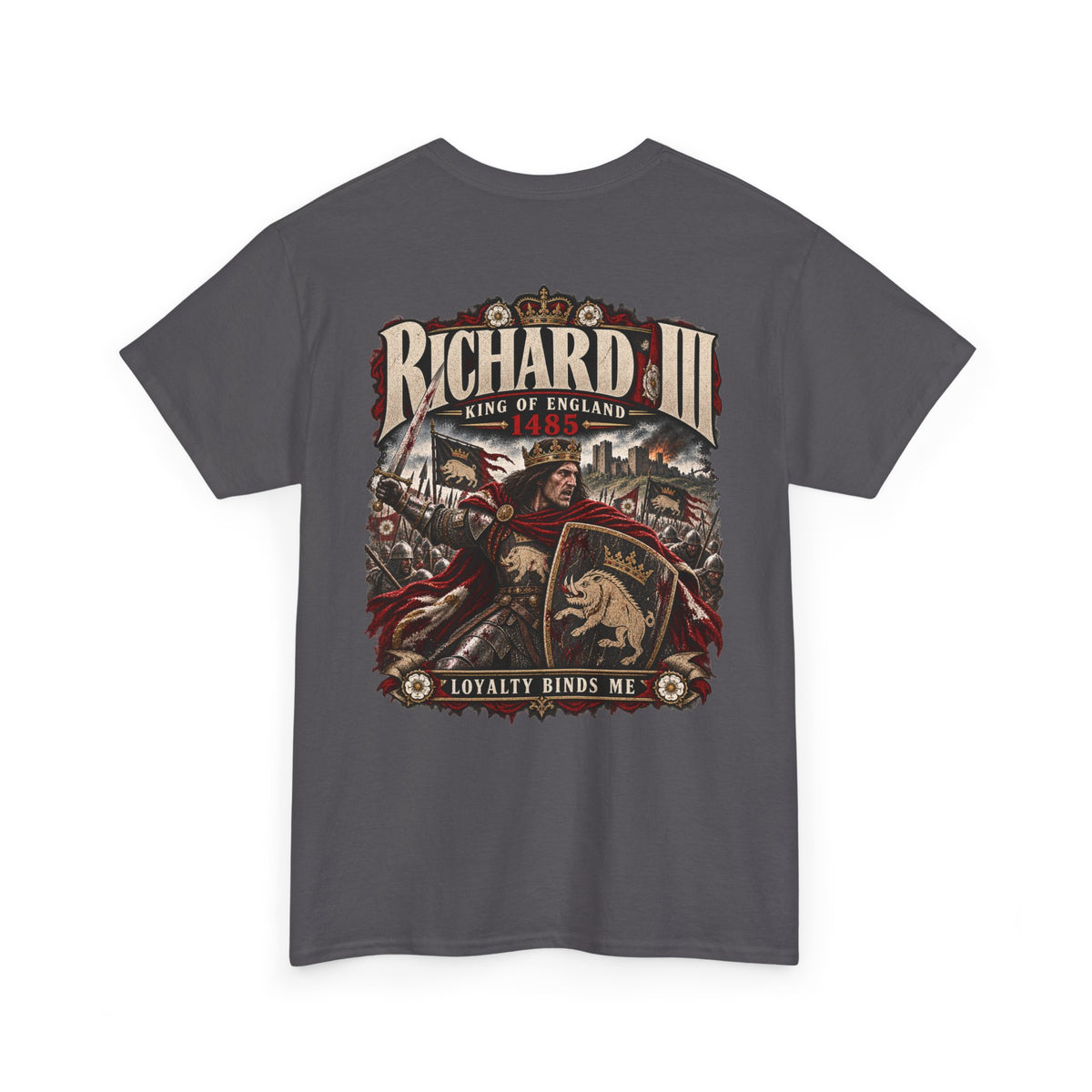 Richard III medieval history T-shirt product mock-up