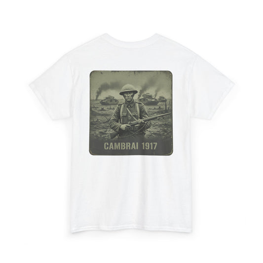 Cambrai 1917 T‑Shirt – WWI Vintage Soldier Graphic Tee