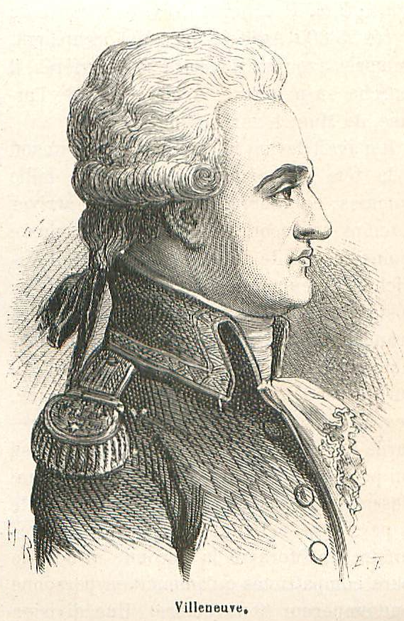 Historical portrait of French Vice-Admiral Pierre-Charles Villeneuve