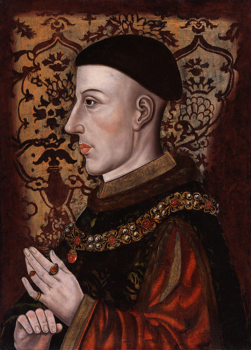 Posthumous portrait of King Henry V of England from the late sixteenth or early seventeenth century