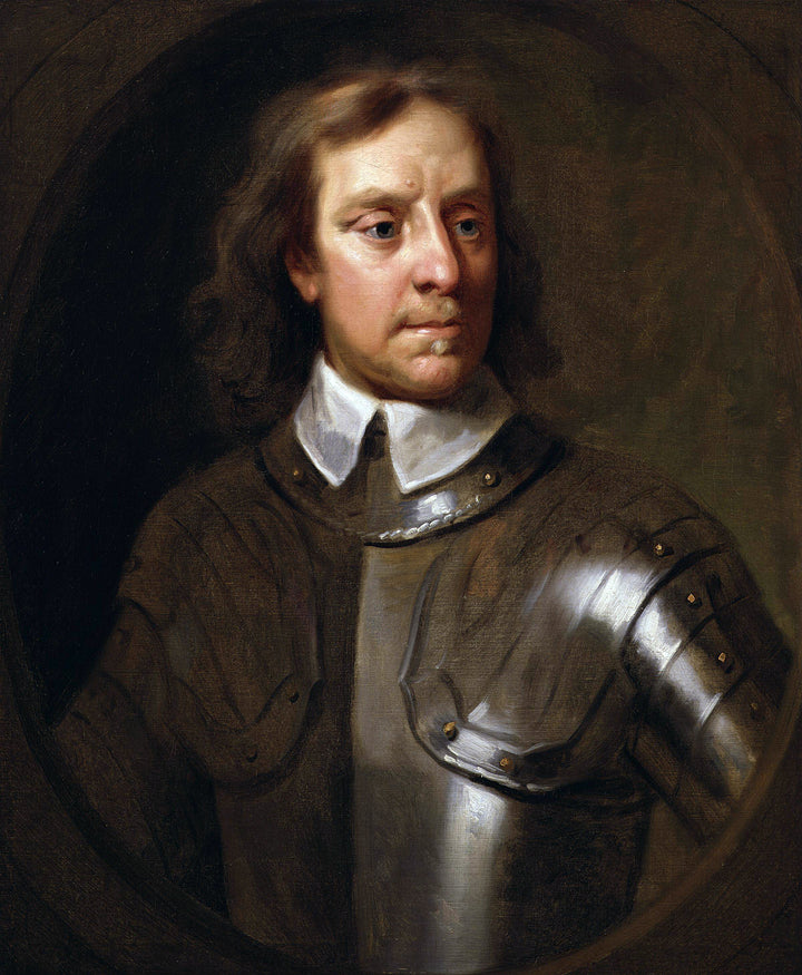 Portrait of Oliver Cromwell by the miniaturist Samuel Cooper