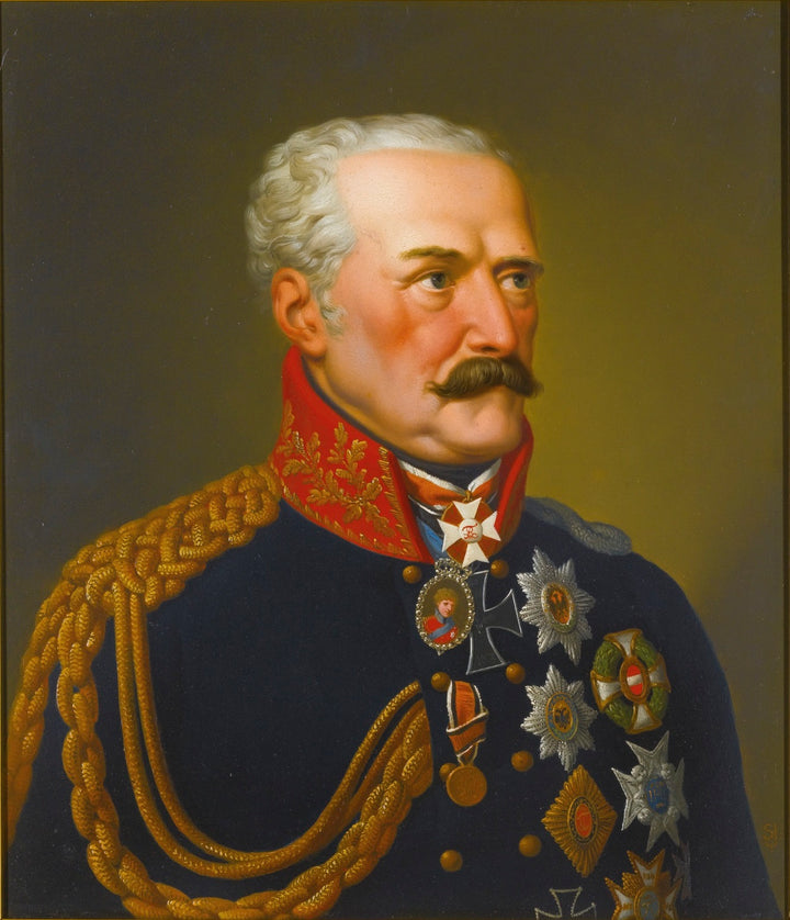 Gebhard Leberecht von Blücher in a portrait by Peter Edward Stroehling
