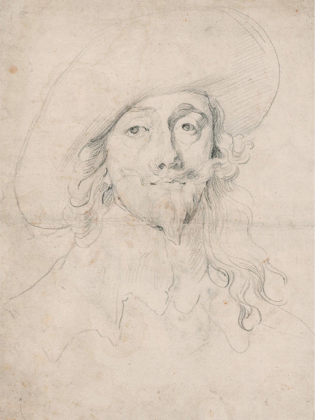 Lifetime portrait study of King Charles I by Anthony van Dyck