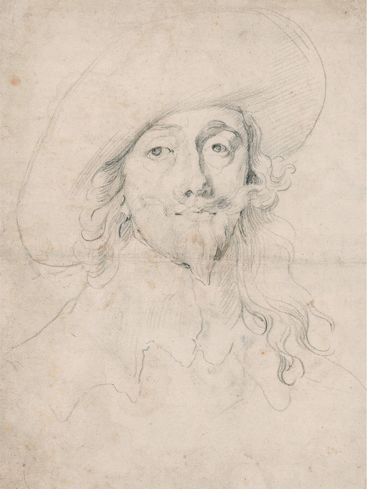 Lifetime portrait study of King Charles I by Anthony van Dyck