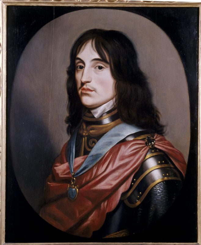 Seventeenth-century portrait of Prince Rupert of the Rhine in armour