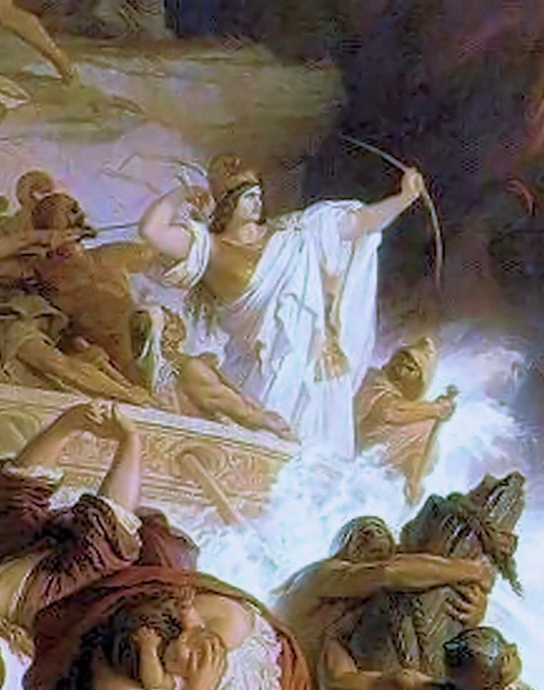 Nineteenth-century depiction of Artemisia I fighting at the Battle of Salamis
