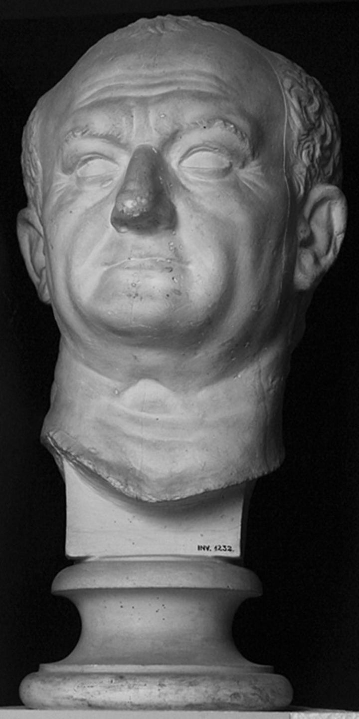 Bust of the Roman emperor Vespasian, who commanded troops during the invasion of Britain in AD 43