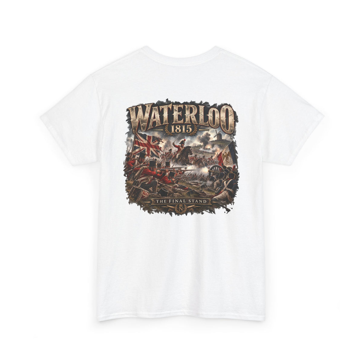 Waterloo 1815 Battle Scene T-Shirt — Napoleonic Wars