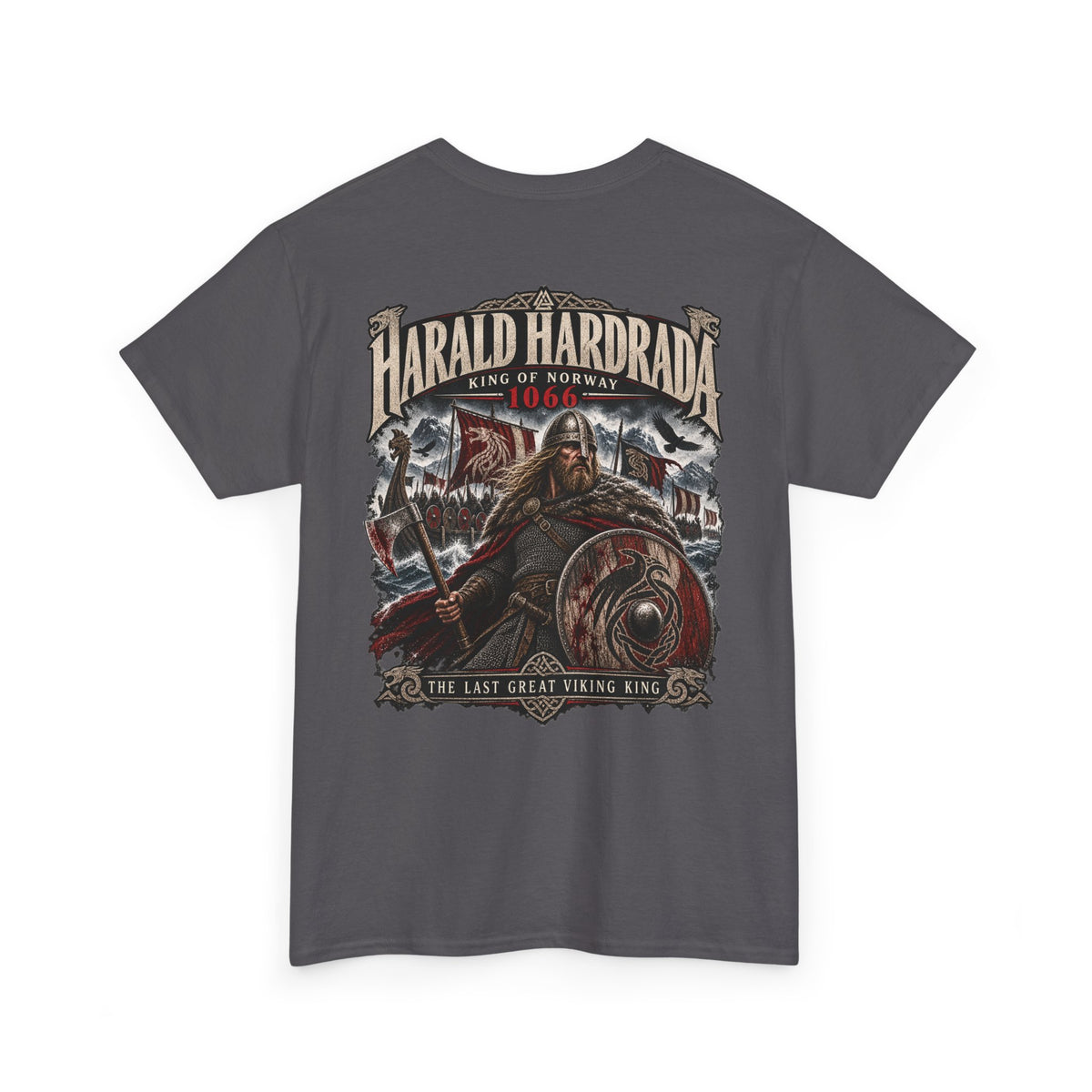 Harald Hardrada 1066 Viking King T-shirt product mock-up