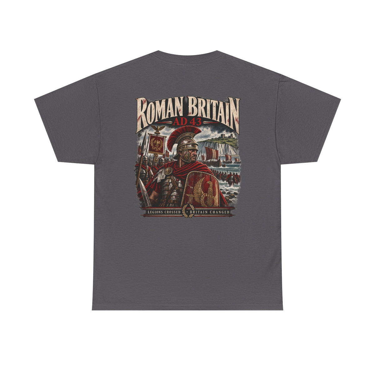 Roman Britain Roman soldier history T-shirt product mock-up