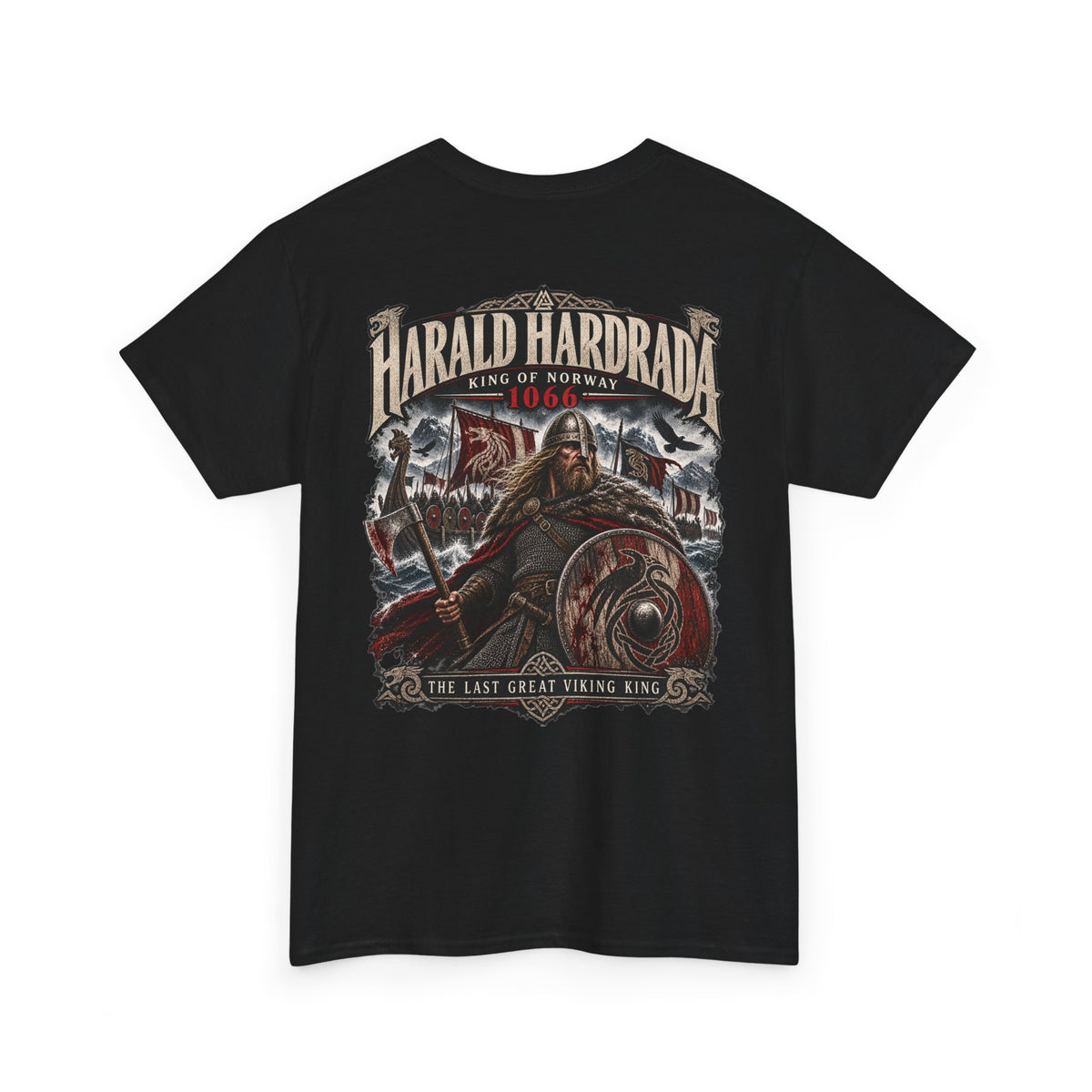 Harald Hardrada 1066 Viking King T-shirt product mock-up