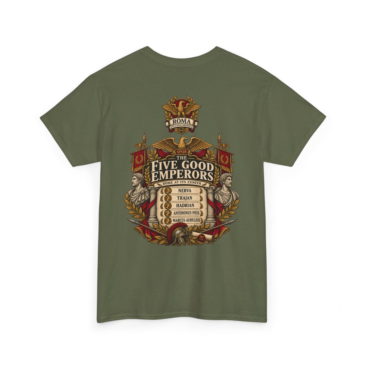 Five Good Emperors Roman history T-shirt – alternate product view 11