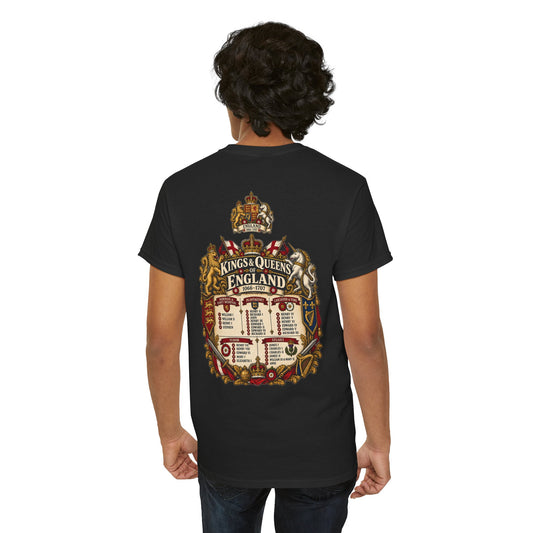 Kings and Queens of England 1066–1707 T-shirt – Iron Regiment