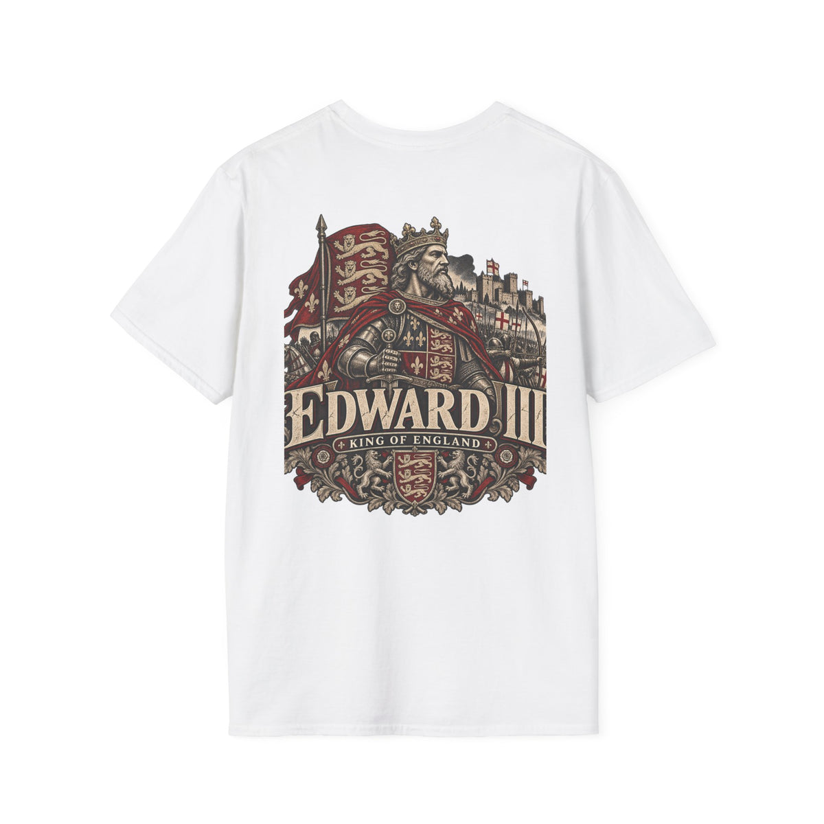 Edward III King of England T-Shirt Iron Regiment historical T-shirt image 8
