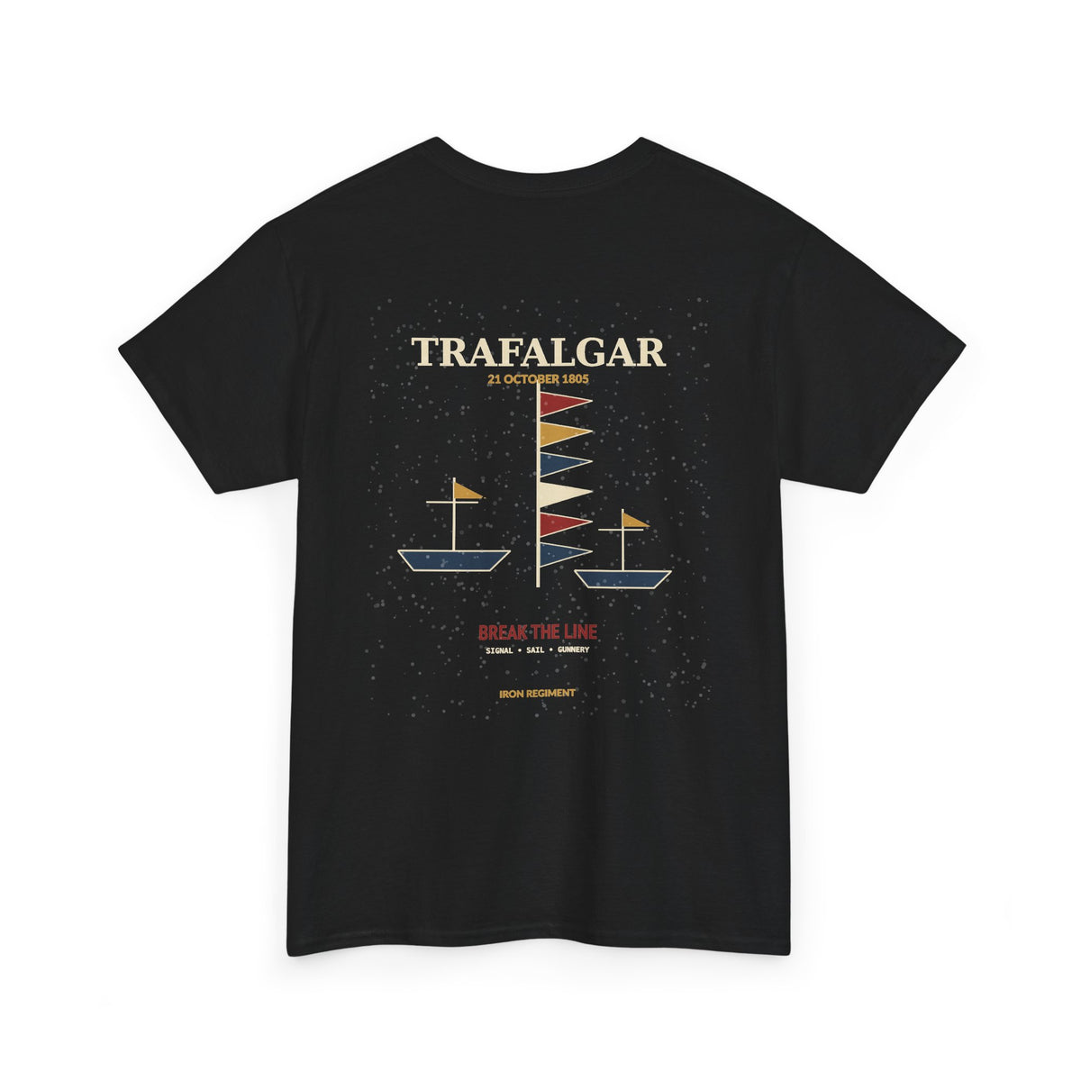 T-Shirt — Trafalgar Nautical Graphic Tee (Vintage Sailing Design)
