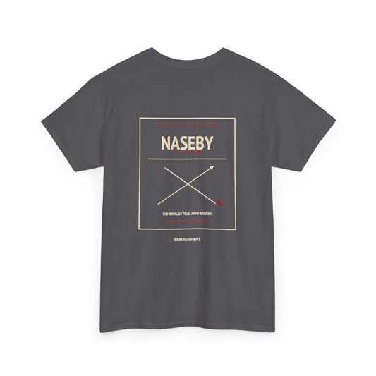 Naseby 1645 vintage battle T-shirt — English Civil War design