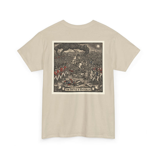 Battle of Waterloo T‑Shirt — Vintage Historical War Illustration Tee