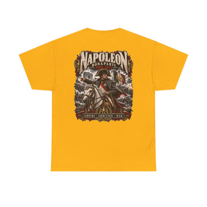 Napoleon Bonaparte Napoleonic history T-shirt product mock-up