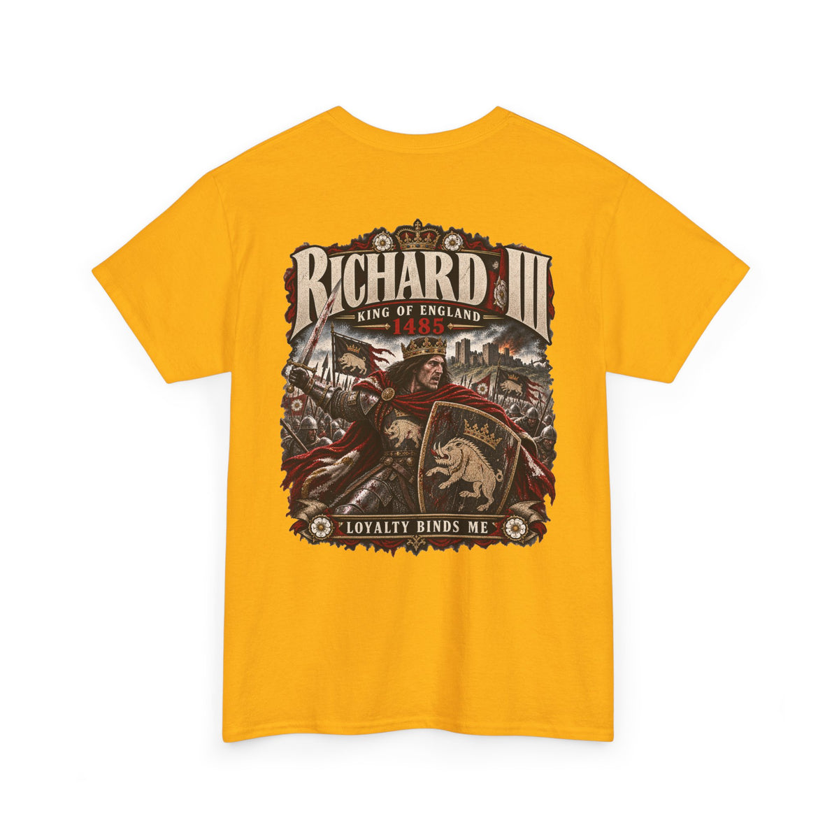 Richard III medieval history T-shirt product mock-up