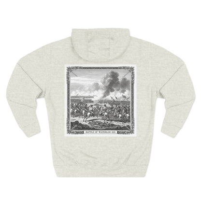 Battle of Waterloo 1815 Vintage Engraving Hoodie – Napoleonic History