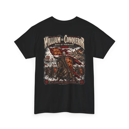 William the Conqueror Norman Conquest history T-shirt product mock-up
