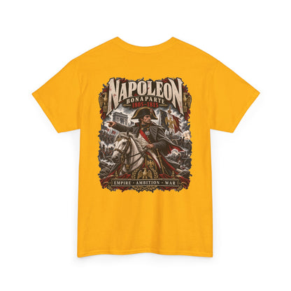 Napoleon Bonaparte Napoleonic history T-shirt product mock-up
