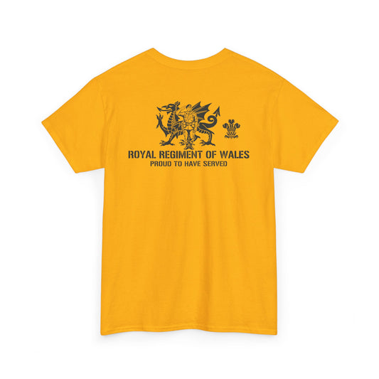 Royal Regiment of Wales T‑Shirt – Proud to Have Served Military Tee