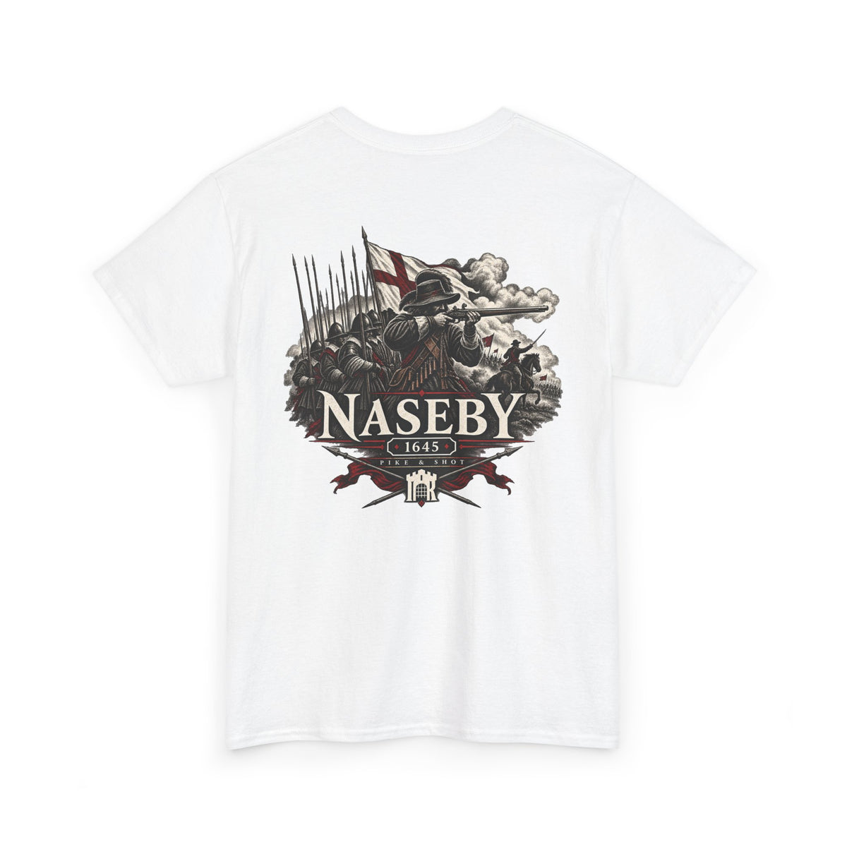 Battle of Naseby 1645 English Civil War T-shirt product mock-up