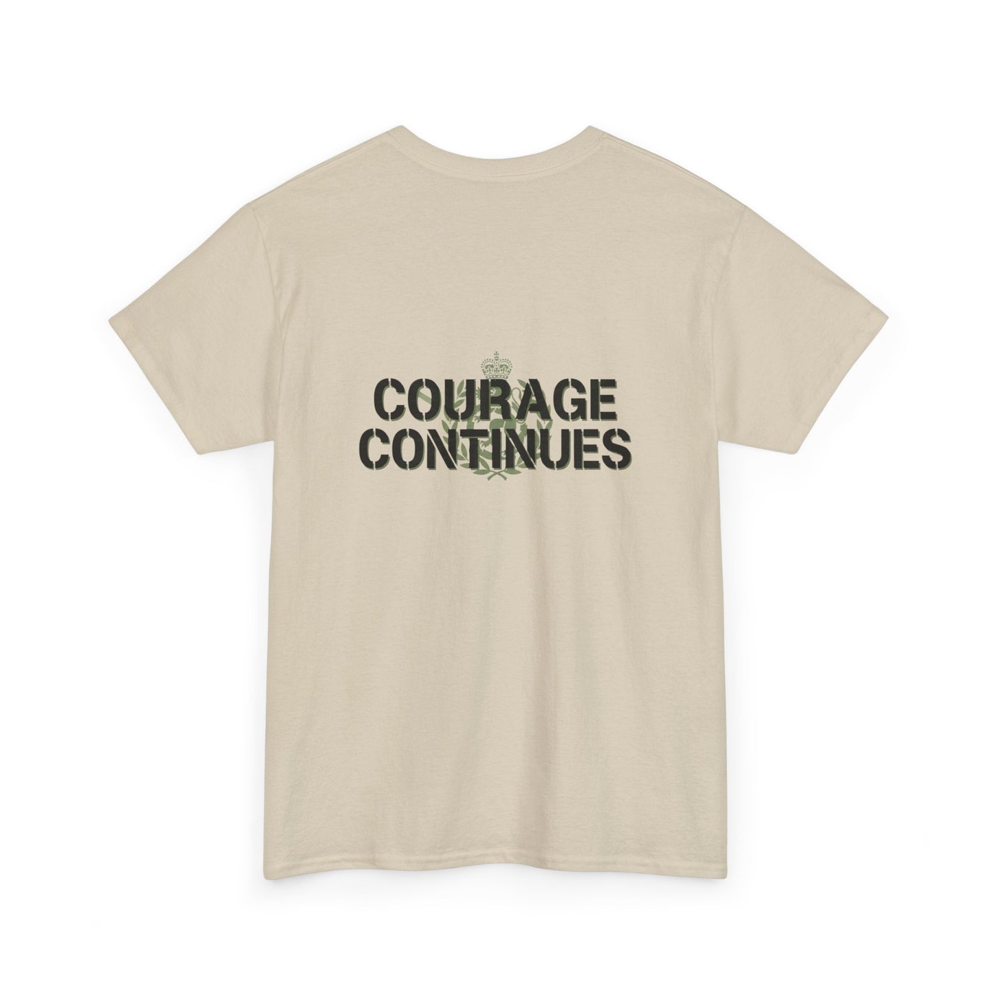 Courage Continues T-Shirt | PTSD Mental Health Awareness Apparel