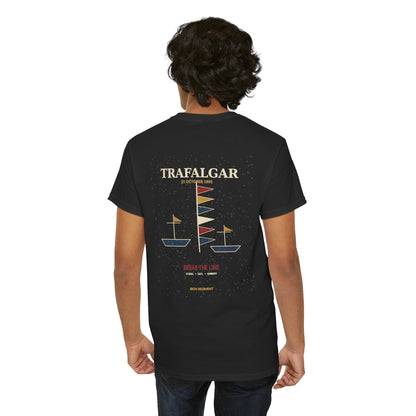 T-Shirt — Trafalgar Nautical Graphic Tee (Vintage Sailing Design)