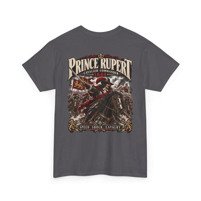Prince Rupert English Civil War cavalry T-shirt product mock-up