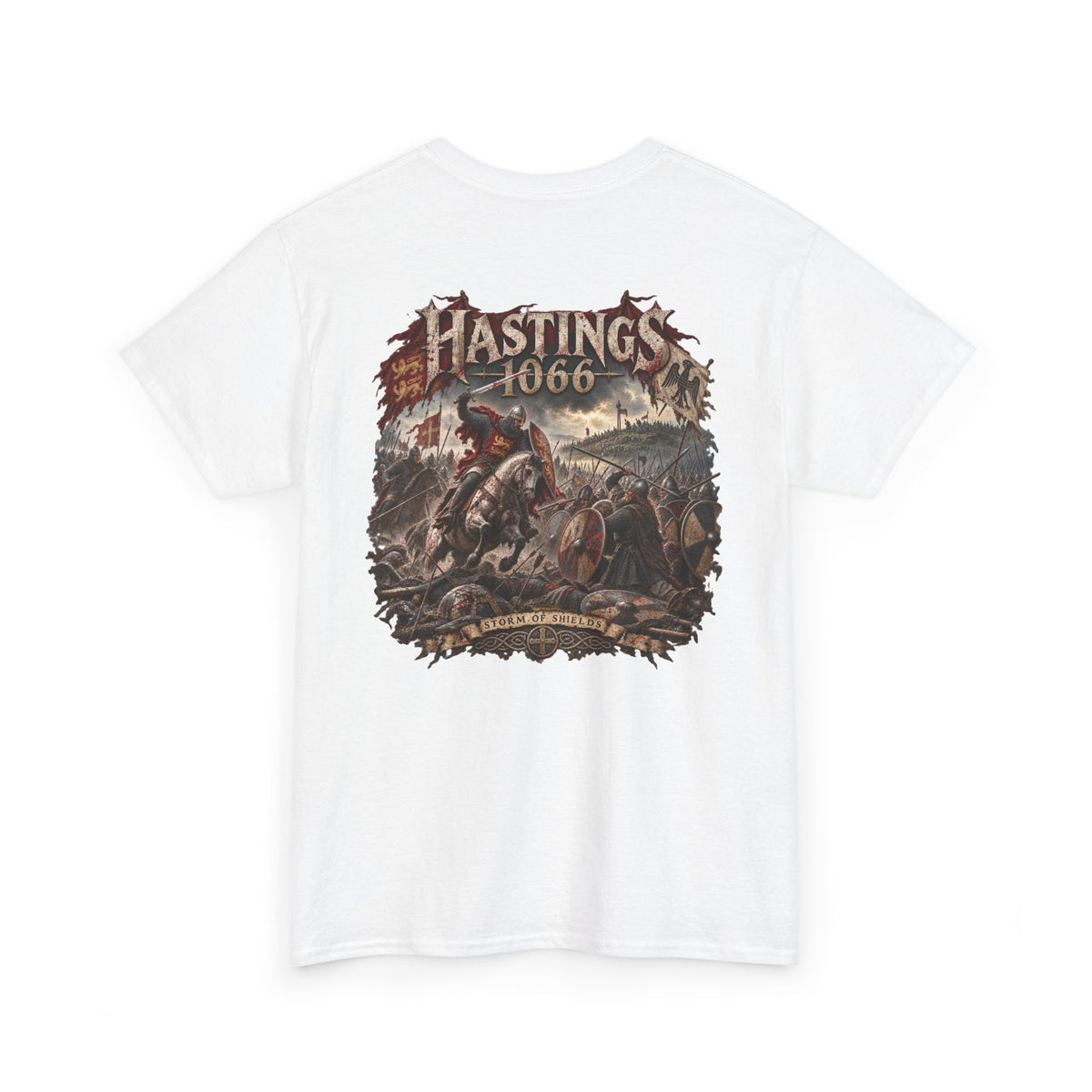 Hastings 1066 Battle Scene T-Shirt — Norman Conquest