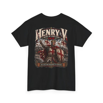 Henry V Agincourt 1415 medieval history T-shirt product mock-up