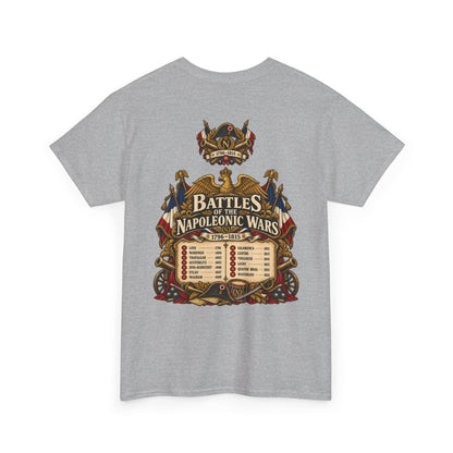 Napoleonic Era battles list T-shirt – alternate product view 5