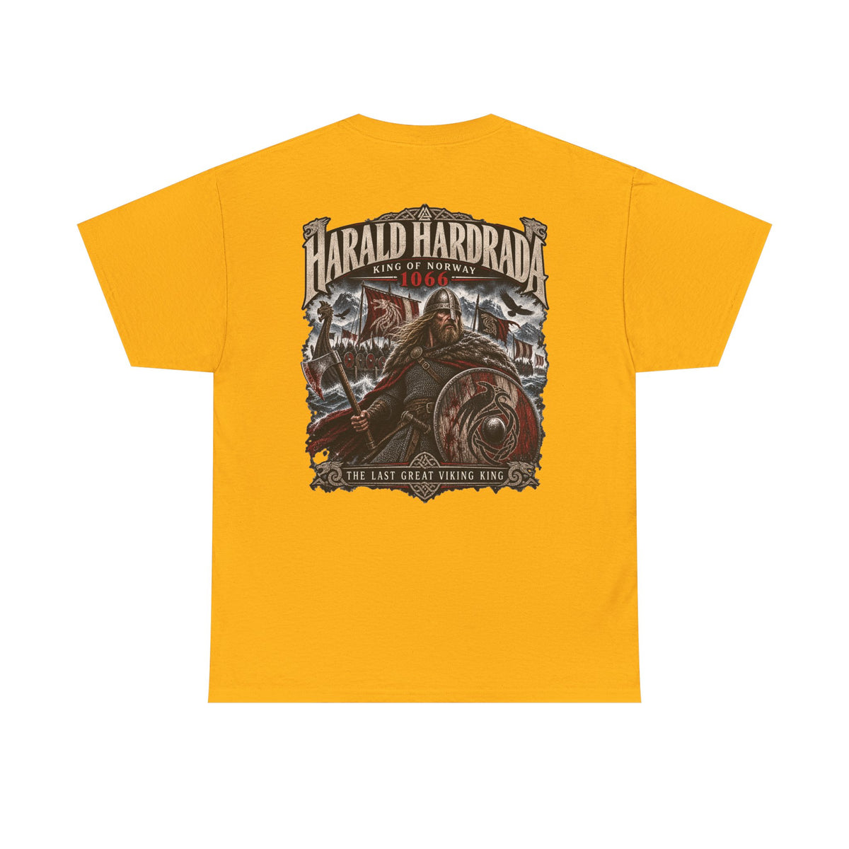 Harald Hardrada 1066 Viking King T-shirt product mock-up