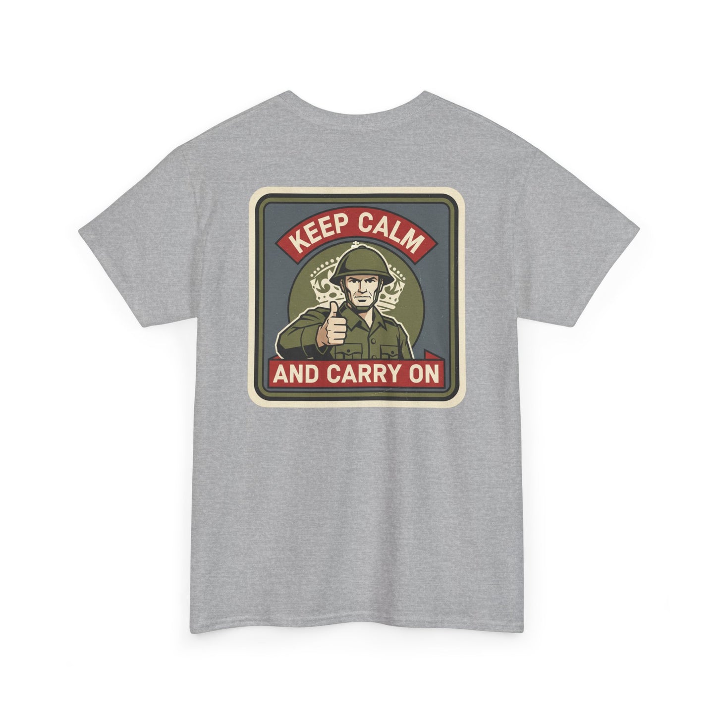 WW2 Keep Calm and Carry On 1939 T-Shirt — Vintage Military Graphic Tee