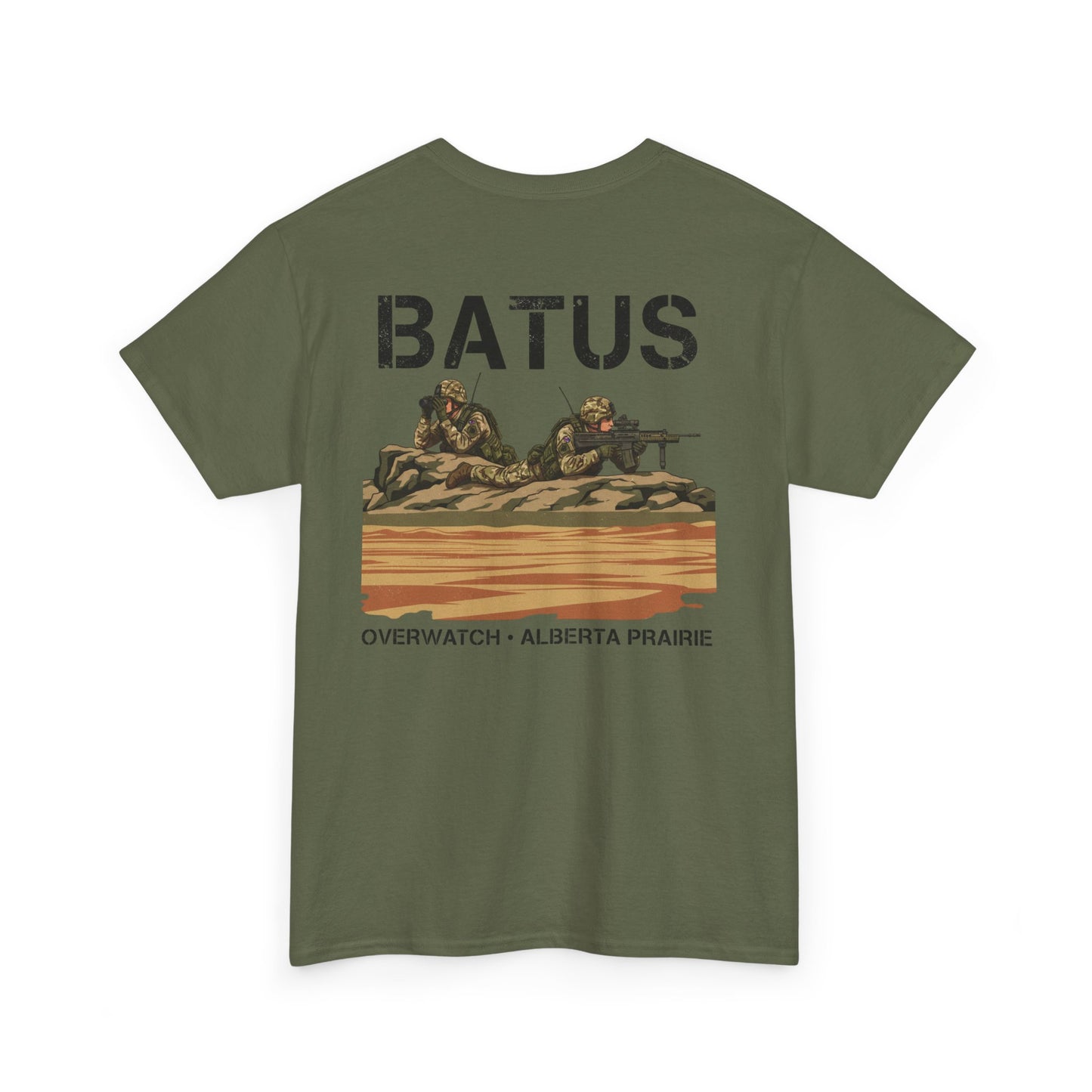 BATUS Alberta Prairie Military Sniper T-Shirt