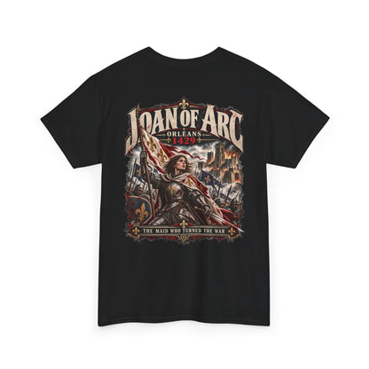 Joan of Arc medieval history T-shirt product mock-up