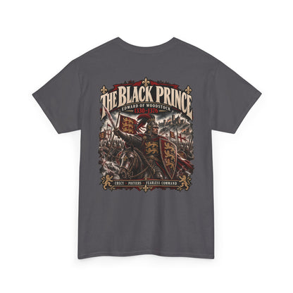 Edward the Black Prince medieval knight T-shirt product mock-up
